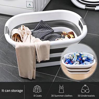 Brookstone Collapsible Laundry Basket Wayfair